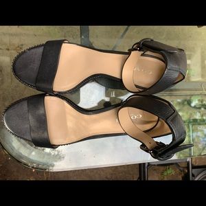NWOT Coach black leather heels